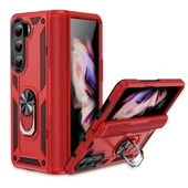 Zore Galaxy ile uyumlu Z Fold 5 Kılıf Vega Kapak - 1