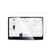 Zore Tesla Model Y Araç Multimedya Temperli Cam Ekran Koruyucu - 10