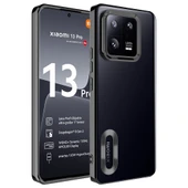 Zore Xiaomi ile uyumlu Mi 13 Pro Kılıf Kamera Korumalı Logo Gösteren Omega Kapak - 7