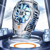 Zore N15 Gümüş Kaplama 2 Kademeli TEC Soğutma Sistemli Telefon Soğutucu Fan thumbnail 2