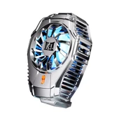 Zore N15 Gümüş Kaplama 2 Kademeli TEC Soğutma Sistemli Telefon Soğutucu Fan thumbnail 9