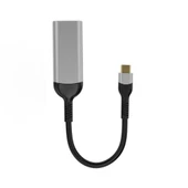 Zore QG07 8K 60 Hz Görüntü Kalitesi Type-C to Display Port Dönüştürücü 15cm - 6