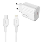 Zore Play Serisi PL2 Type-C to Lightning 2in1 PD Seyahat Şarj Aleti 20W - 1
