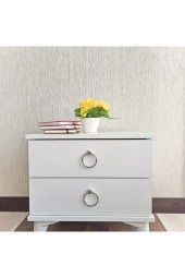 Viola Consept Komidin / Şifonyer 2 Çekmece Gümüş / Yatak Odası / Genç Odası / Cocuk Odası / Bebek Odası - 2