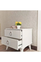 Viola Consept Komidin / Şifonyer 2 Çekmece Gümüş / Yatak Odası / Genç Odası / Cocuk Odası / Bebek Odası - 4