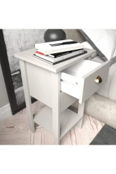 Mobu Concept Retro Çift Çekmeceli Gri Komodin Mr1405 thumbnail 3