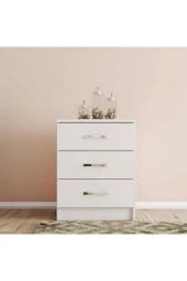 Ünüvar Konsept Beyaz 3 Çekmeceli Komodin Kmd3001K2 thumbnail 3