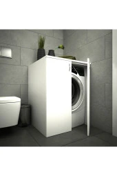 Erahome Beyaz Mine Çamaşır Makinesi Alt Dolabı - 1