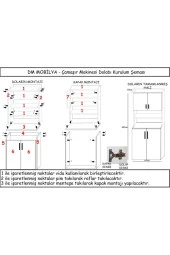 Ünüvar Konsept 4 Kapaklı Çamaşır Makinesi Dolabık2 thumbnail 3