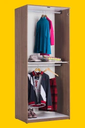 Ünüvar Konsept Prestige 2 Kapılı Gardırop - Noce/Lake Beyazk2 thumbnail 6