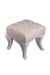 Ünüvar Konsept Dekoratif Puf Bench - Kremk2 - 1