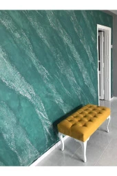 Ünüvar Konsept Hardal Renk Dekoradif Banch Puf 45X90K2 - 1