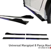 Universal Renkli Marşpiyel Mavi 8 Parça Abs - 1