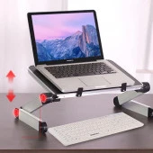 Polham Portatif Yükseklik Ayarlı Katlanabilir Laptop Standı, Laptop, İpad Sehpası - 2