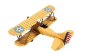 Vintage Dekoratif Çift Kanatlı Keşif Uçağı - 2