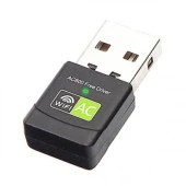Polham USB Kablosuz Wifi Adaptör Wifi Çoğaltıcı Çift Bant 600 Mbps 2.4 GHz +5 GHz - 1
