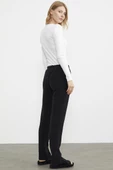Kalın Polar Pijama Tek Alt - Siyah - 4