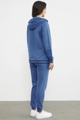Nakış Detaylı Jogger Eşofman Takım - Mavi thumbnail 6