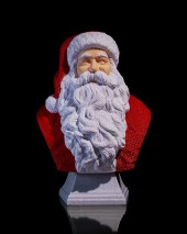 Noel Baba Büst-Yılbaşı Hediyesi-15 CM - 2