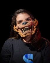 Aslan Kral Cadılar Bayramı Yüz Maskesi - 1