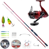 HİTPRO SPINNING YUGEN 5-20 GR 180 MT - REMİXON MODERN TİMES 3000N OLTA SETİ - 1