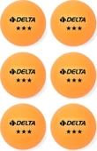 Delta 6 Adet Turuncu Masa Tenisi Topu ( Pinpon Topu ) - 1