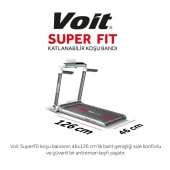 Voit Super Fit Katlanabilir Koşu Bandı (1VTKBSPRFT) - 6