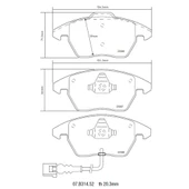 BREMBO ÖN BALATA A3+TT+GOLF 07.B314.52 thumbnail 3