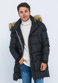 Erkek Regular Fit Astarlı Rahat Giyim İç Cepli Mont - 2
