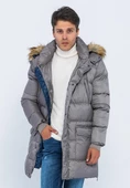 Erkek Regular Fit Astarlı Rahat Giyim İç Cepli Mont - 7