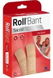 Roll Bant Tekstil Yara Bandı 20 Adet - 1
