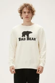 LOGO CREWNECK/MARSHMALLOW ERKEK SWEAT - 1