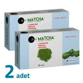 Matcha Premium Japanese L-Karnitin Yeşilçay Chitosan 30 Tablet x 2 Kutu - 1