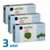 Matcha Premium Japanese L-Karnitin Yeşilçay Chitosan 30 Tablet x 3 Kutu - 1