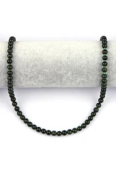 Kanada Yeşim Doğal Taş Dizi 6 mm Küre Kesim thumbnail 2