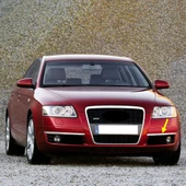 Audi A6 2005-2008 Sol Sis Farı Izgarasının Üst Krom Çıtası 4F0853065 thumbnail 1