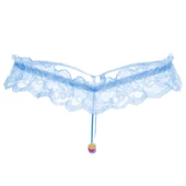 ASM1275 Kadın Mavi Dantel  Boncuk O Gece String thumbnail 1