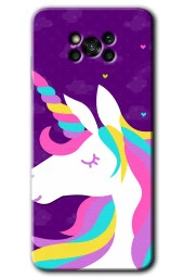 Poco x3 NFC Kılıf HD Desen Baskılı Arka Kapak - Unicorn Sleep - 1