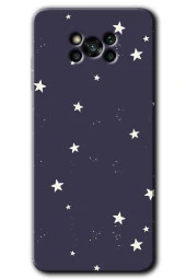 Poco x3 NFC Kılıf HD Desen Baskılı Arka Kapak - Gökyüzü Yıldız - 1