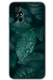 Redmi 10 Kılıf HD Desen Baskılı Arka Kapak - Yağmurlu Yaprak thumbnail 1
