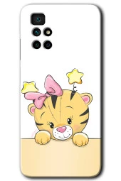 Redmi 10 Kılıf HD Desen Baskılı Arka Kapak - Sevimli Kedi - 1