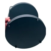 2 Katlı Dekoratif Siyah Metal Sofra Sunum ve Banyo Organizeri / Banyo Düzenleyicisi - 3