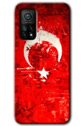 Xiaomi Mi 10T Pro Kılıf HD Desen Baskılı Arka Kapak - Albayrak 2 - 1