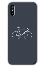 Redmi 9A Kılıf HD Desen Baskılı Arka Kapak - Bike - 1