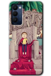 Tecno Camon 18P Kılıf HD Desen Baskılı Arka Kapak - Morty - 1