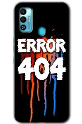 Tecno Spark 7T Kılıf HD Desen Baskılı Arka Kapak - 404 Error - 1