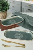 Keramika Keraart Maya Noyan Kayık Tabak 28 Cm 2 Adet 20790 - 1