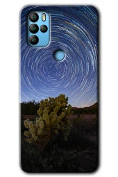 Omix X500 Kılıf HD Desen Baskılı Arka Kapak - Eclipse Sky - 1