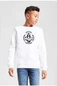 Monogatari Anime Koyomi Vampire Symbol Beyaz Çocuk 2ip Sweatshirt - 1