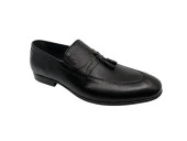 Zerhan 312 Erkek Siyah Hakiki Deri Loafer Ayakkabı thumbnail 2